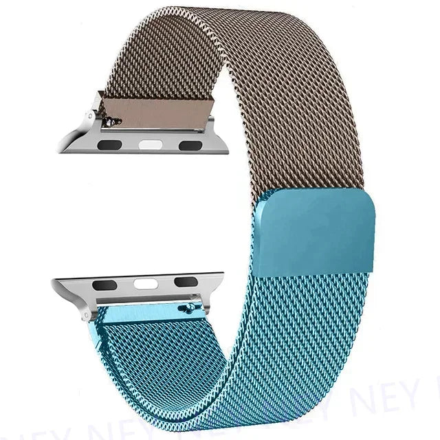 milanese Loop Band for apple watch Strap Ultra 49mm 45mm 44mm 41mm 40mm Metal Wristband bracelet iwatch series 9 8 7 6 5 4 3 SE