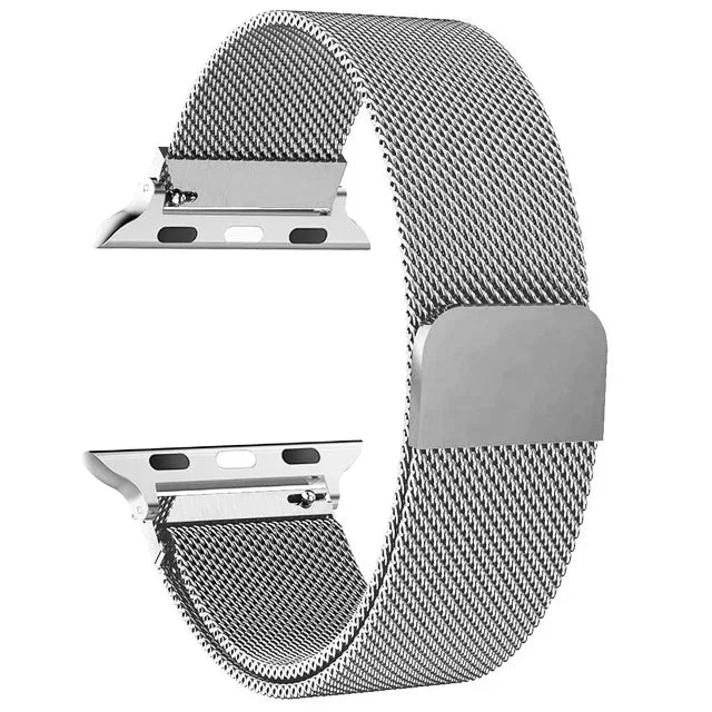 milanese Loop Band for apple watch Strap Ultra 49mm 45mm 44mm 41mm 40mm Metal Wristband bracelet iwatch series 9 8 7 6 5 4 3 SE