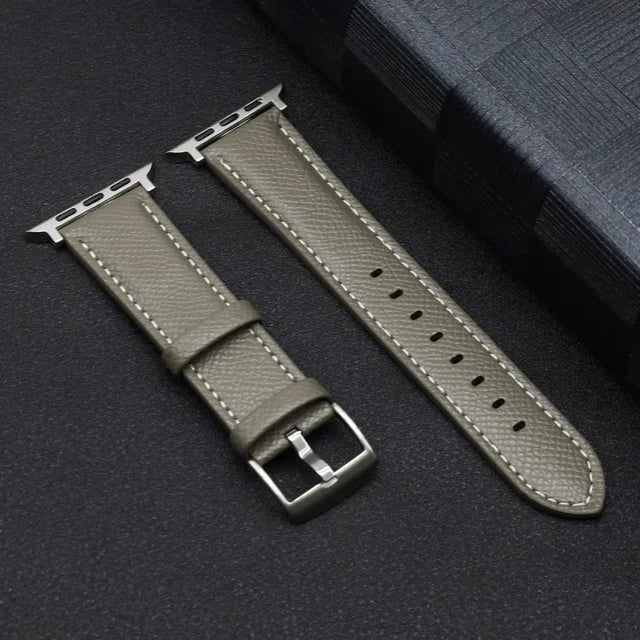 PU Leather Strap for Apple watch band 46mm 42mm 45mm 44mm 41mm 40mm Ultra 2 49mm Correa Bracelet iWatch series 10 9 8 7 6 SE 5 4