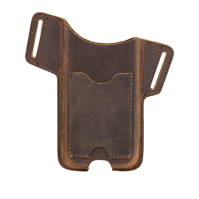 Leather Phone Case for Ap iPhone 16 15 14 13 Pro Max 5.4/6.1/6.7 inch Phone Waist Bag Men Cellphone Loop Holster