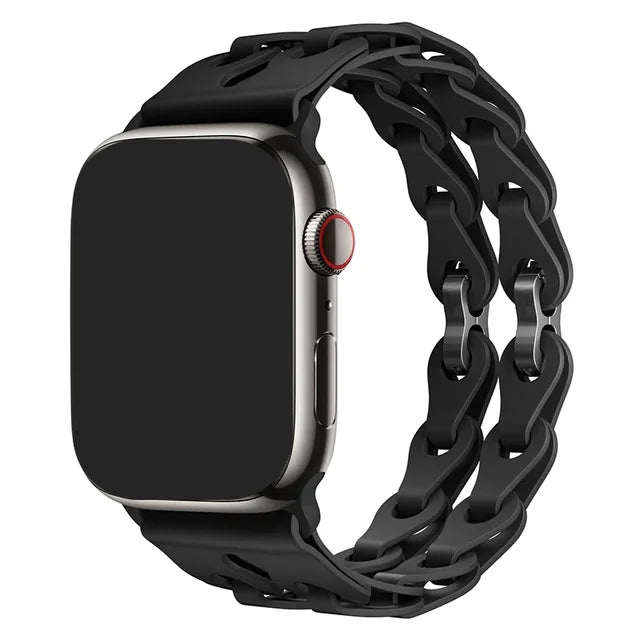 Silicone Strap for Apple Watch Ultra 2 Band 49mm 44mm 42mm 38 40mm 41mm Sport Correa Bracelet for Iwatch Series 9 8 7 6 5 Se 4 3