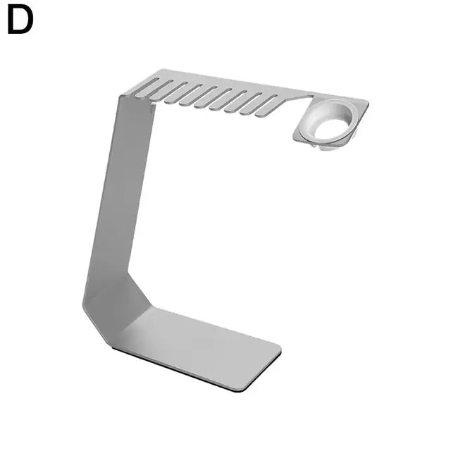 Desktop Stainless Steel Dock With Strap Storage Bracket Charger Stand for Apple watch Band Holder IWatch Strap Charging Base