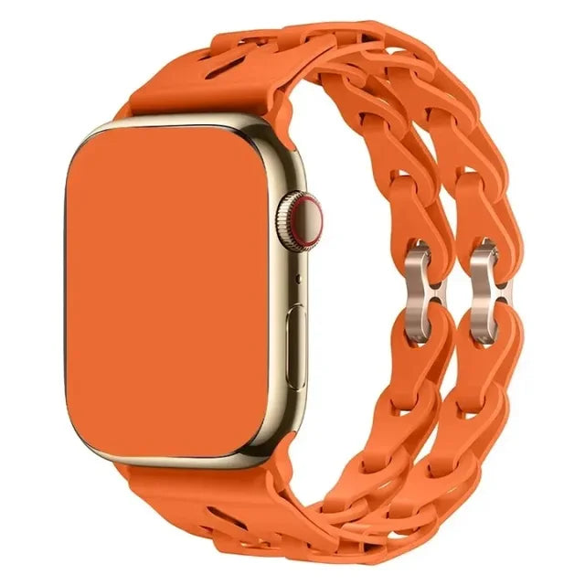 Silicone Strap for Apple Watch Ultra 2 Band 49mm 44mm 42mm 38 40mm 41mm Sport Correa Bracelet for Iwatch Series 9 8 7 6 5 Se 4 3