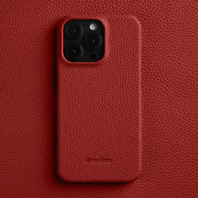 Premium Genuine Leather Case for iPhone 16 Pro Max 15 Pro Max 14 13 Luxury Business High-end Cow Phone Cases Back Cover