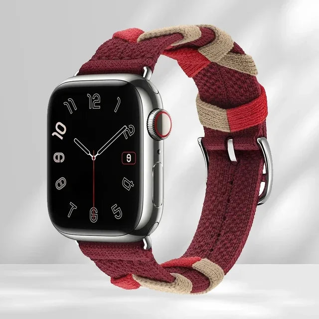 Original Nylon Loop Band For Apple Watch Ultra 2 49mm 44mm 40mm 45mm 49mm 41mm 38mm Bridon Strap For IWatch Series 9 8 SE 7 6 5