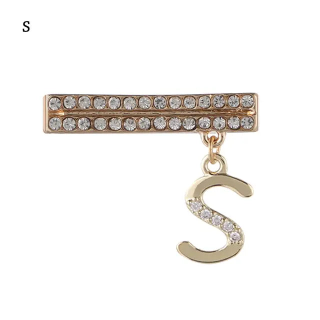 Decoration For Apple Watch Band 26 Letters Metal Charms Diamond Jewelry Charms Smart Watch Silicone Strap Accessories