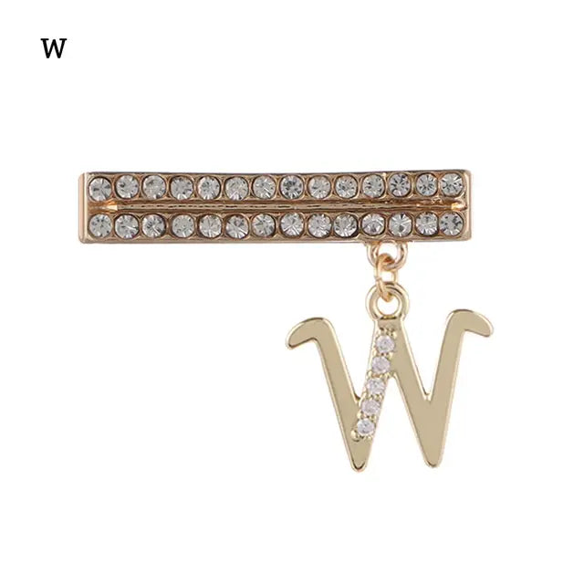 Decoration For Apple Watch Band 26 Letters Metal Charms Diamond Jewelry Charms Smart Watch Silicone Strap Accessories