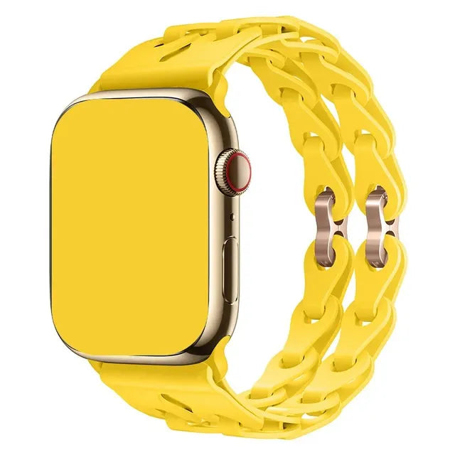 Silicone Strap for Apple Watch Ultra 2 Band 49mm 44mm 42mm 38 40mm 41mm Sport Correa Bracelet for Iwatch Series 9 8 7 6 5 Se 4 3