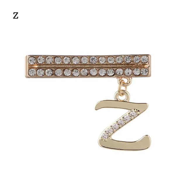 Decoration For Apple Watch Band 26 Letters Metal Charms Diamond Jewelry Charms Smart Watch Silicone Strap Accessories