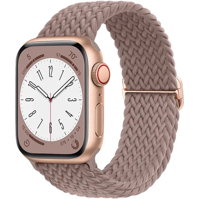 Braided Solo Loop For Apple watch band 44mm 40mm 49mm 45mm 41mm 38mm Elastic Nylon bracelet iWatch series 8 3 se 6 7 Ultra strap