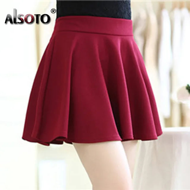 Summer 2024 Women Skirt Elastic Faldas Ladies Midi Skirts Pleated Black Sexy Stripe Girl Mini Short School Skirts saia feminina