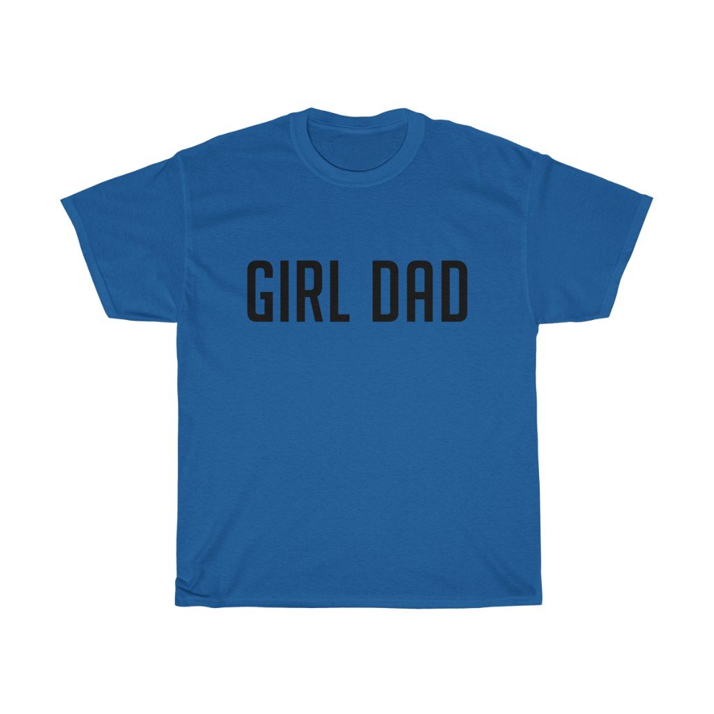 T-Shirt Royal / S Girl Dad men tshirt tops, short sleeve cotton man t-shirt, small - large plus size