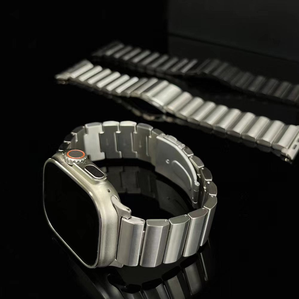 Luxury Titanium Steel Strap For Apple Watch Ultra 49mm Metal