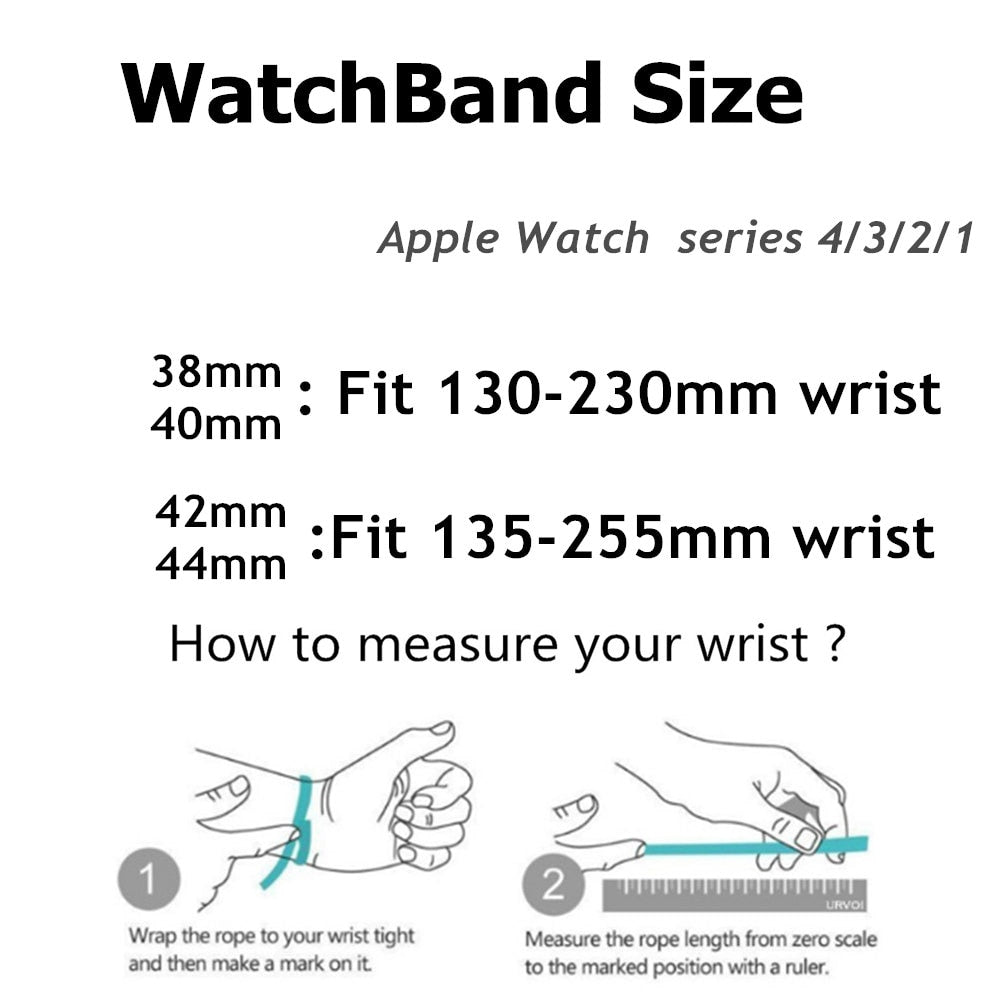 Apple Series 7 6 5 4 Premium Steel Metal Milanese Loop Strap Bracelet