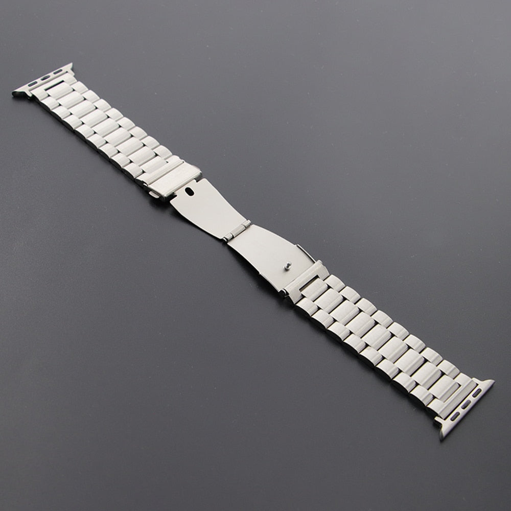 Stainless Steel Strap+case for Apple Watch Band 44mm 45mm Upgrade Ultra 49mm PC Cover Screen Bracelet Iwatch Series 8 7 6 SE 5 4