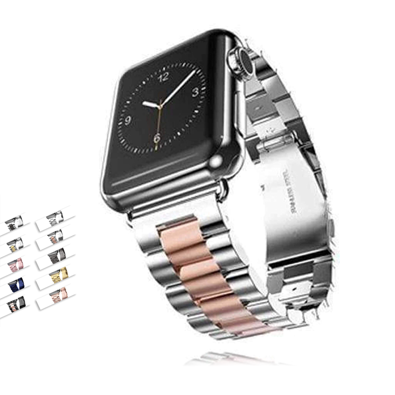 accessories Apple Watch Series 5 4 3 2 Band, Sport Link Stainless Steel Metal Rolex Style Strap with tool 38mm, 40mm, 42mm, 44mm - US Fast Shipping