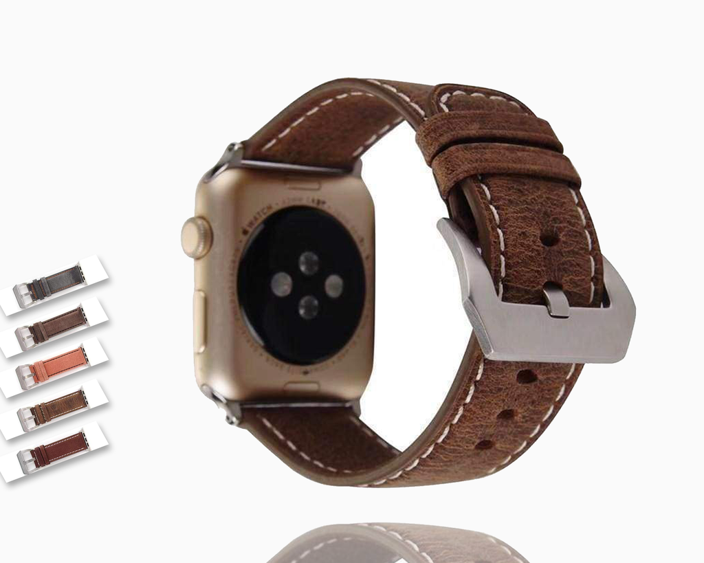 Watches Genuine Leather  Apple watch band,  iwatch Series 1 2 3 4 5  44mm/ 40mm/ 42mm/ 38mm - USA Fast Shipping