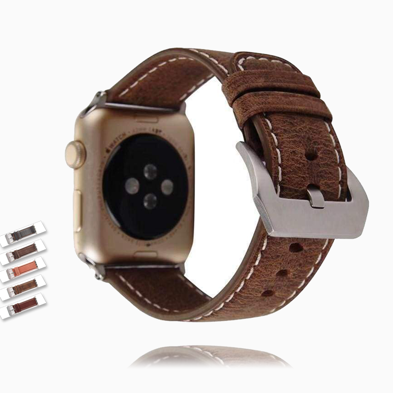 Watches Genuine Leather  Apple watch band,  iwatch Series 1 2 3 4 5  44mm/ 40mm/ 42mm/ 38mm - USA Fast Shipping