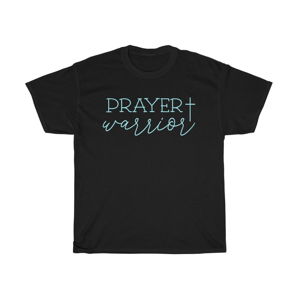 T-Shirt Black / S Prayer Warrior Shirt - Christian T shirt Fundraiser tee, unisex t-shirt. gift for men and women