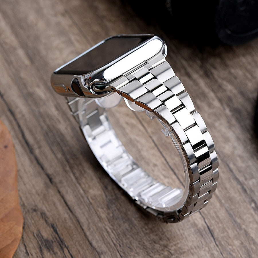 Premium Steel Slim Women Strap Series 8 7 6 5 Luxury Thin Watchband