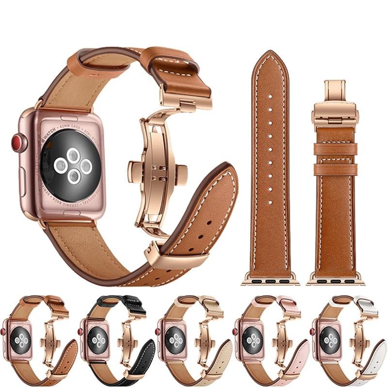 Italy Premium Leather Band Series 7 6 5 4 Bracelet Strap Wristband