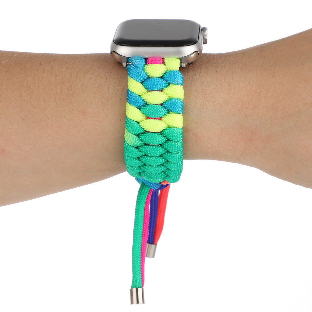 Handmade Adjustable Braided Nylon rope Loop, Cool Apple watch Band 7 6