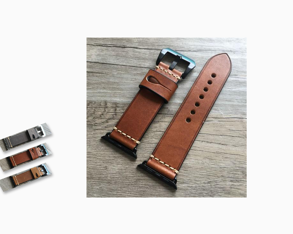 Apple Genuine Leather strap For Apple watch band apple watch 5 4 3 42mm 38mm iwatch band 44mm 40mm correa pulseira apple watch Accessories - US Fast Shipping