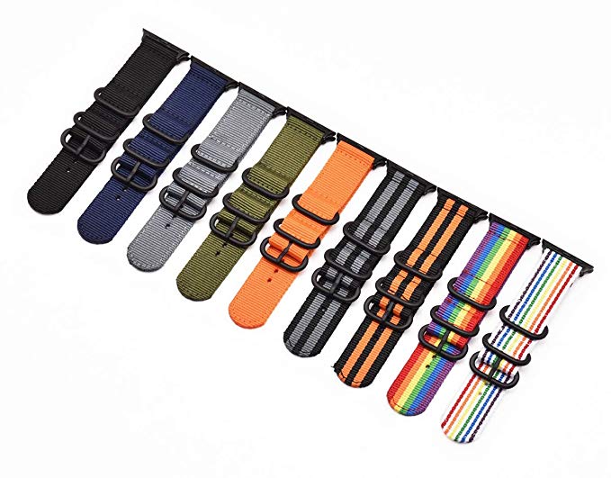 Sport Nylon Fabric watch band for apple watch 38mm 42mm strap soft watch loop for iwatch 5 4 3 2 1 watchband for iwatch bracelet|Watchbands|