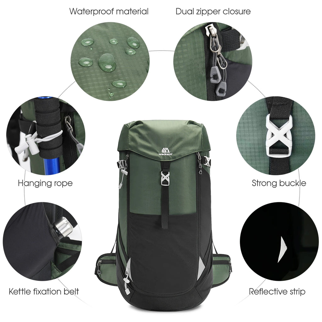 50L Mountain Backpack Waterproof Shoulder Bag Outdoor Sports Bag Tactical Backpack for Men / Women Camping tent Travel Hiking
