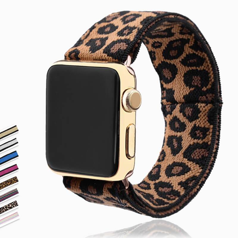 Elastic Stretch for Apple Double Print Layer Nylon Strap