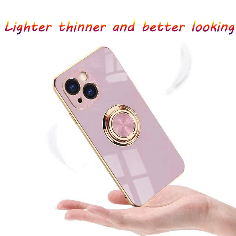 Silicone Cover For iPhone 13 12 Pro Max 11 Pro Max Case For iPhone13 12 X Xs Xr 7 8Plus luxury Plating Case for iphone11 Cover|Phone Case & Covers|