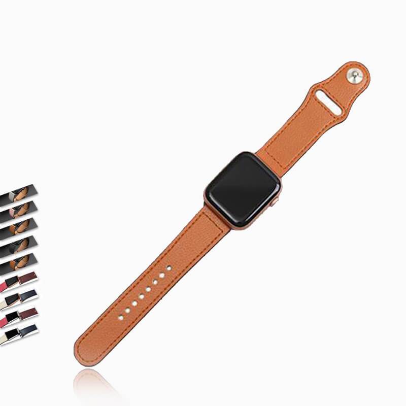 Watchbands Genuine leather loop strap for apple watch band 42mm 44mm apple watch 6/5/4 38mm 40mm iwatch 3/2/1 correa replacement bracelet