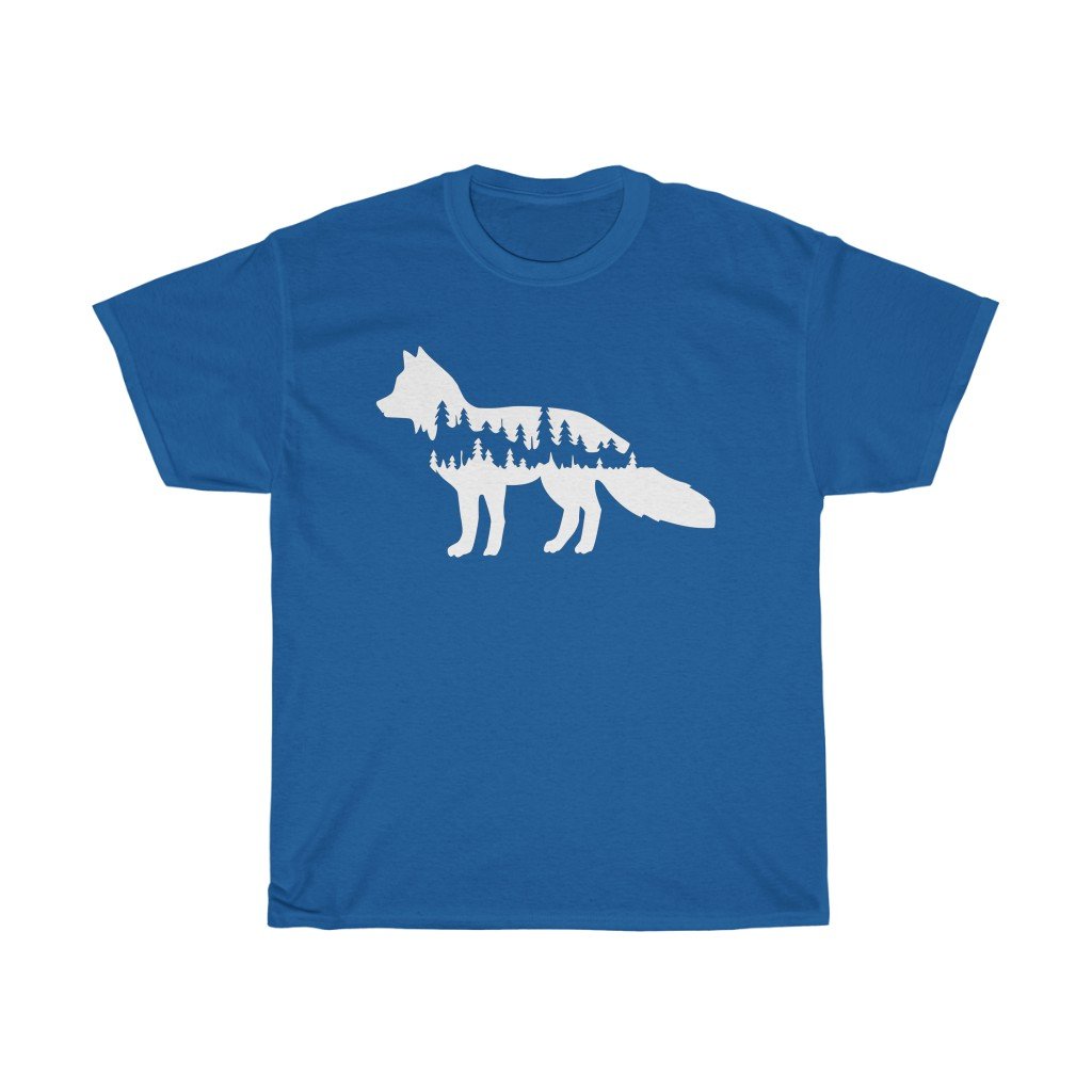 T-Shirt Royal / S Wolf Shadow shirt design, simple plain design animal prints, cute tee for men & women, unisex tee-shirts, plus size shirts