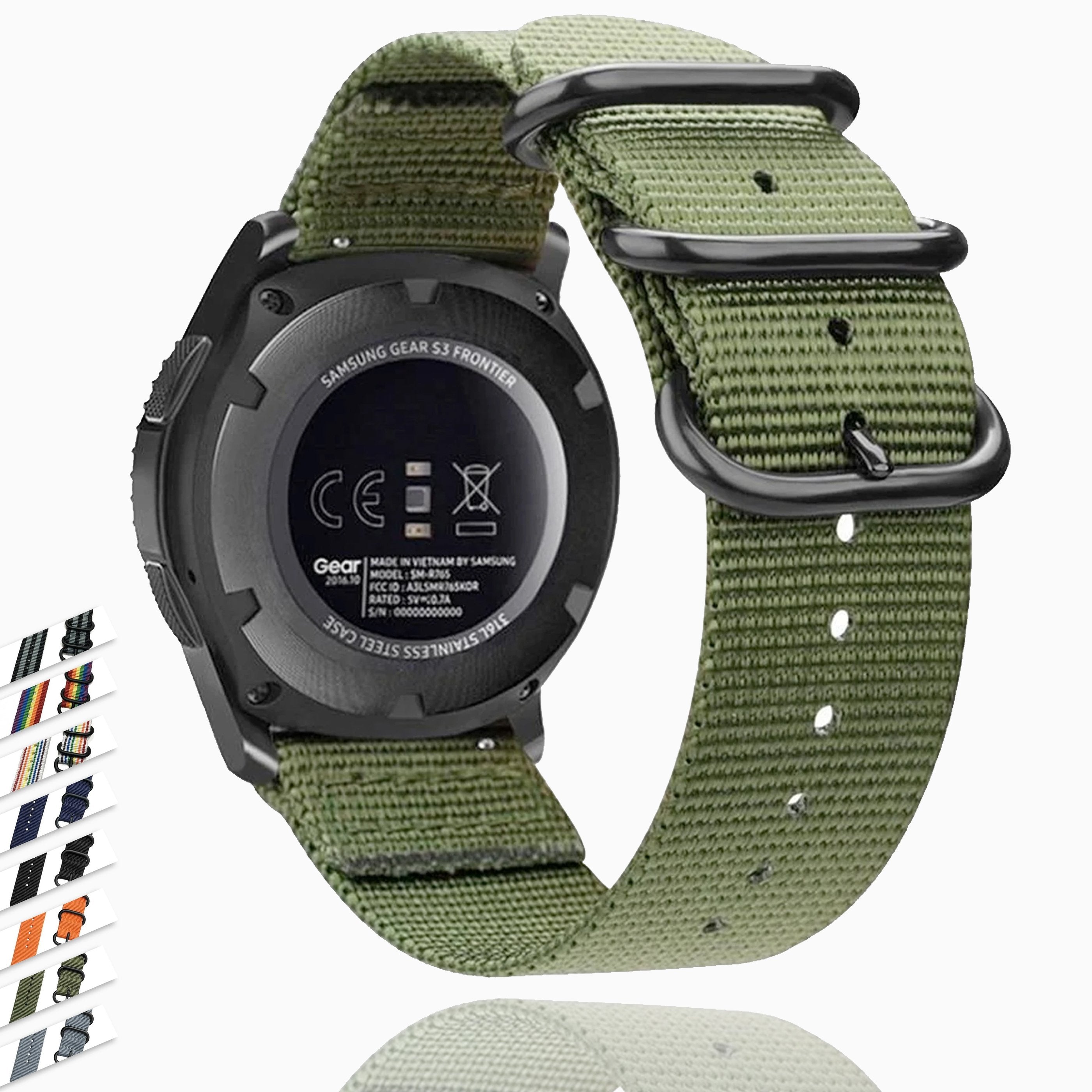 gear 3 frontier bands Woven Nylon Watch Sport Strap Band For Samsung Gear S3 S2 Frontier Gal – www.Nuroco.com