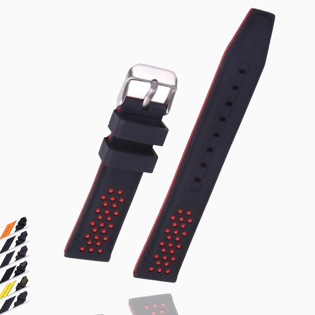 Watchbands Soft Silicone Watch Band 20mm 22mm 24mm 26mm Rubber Diving Waterproof Replacement Bracelet Band Strap Watch Accessories|Watchbands| Men