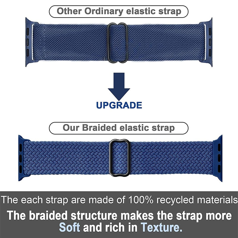 Braided Solo Strap Series 7 6 Nylon Adjustable Elastic Belt Wristband