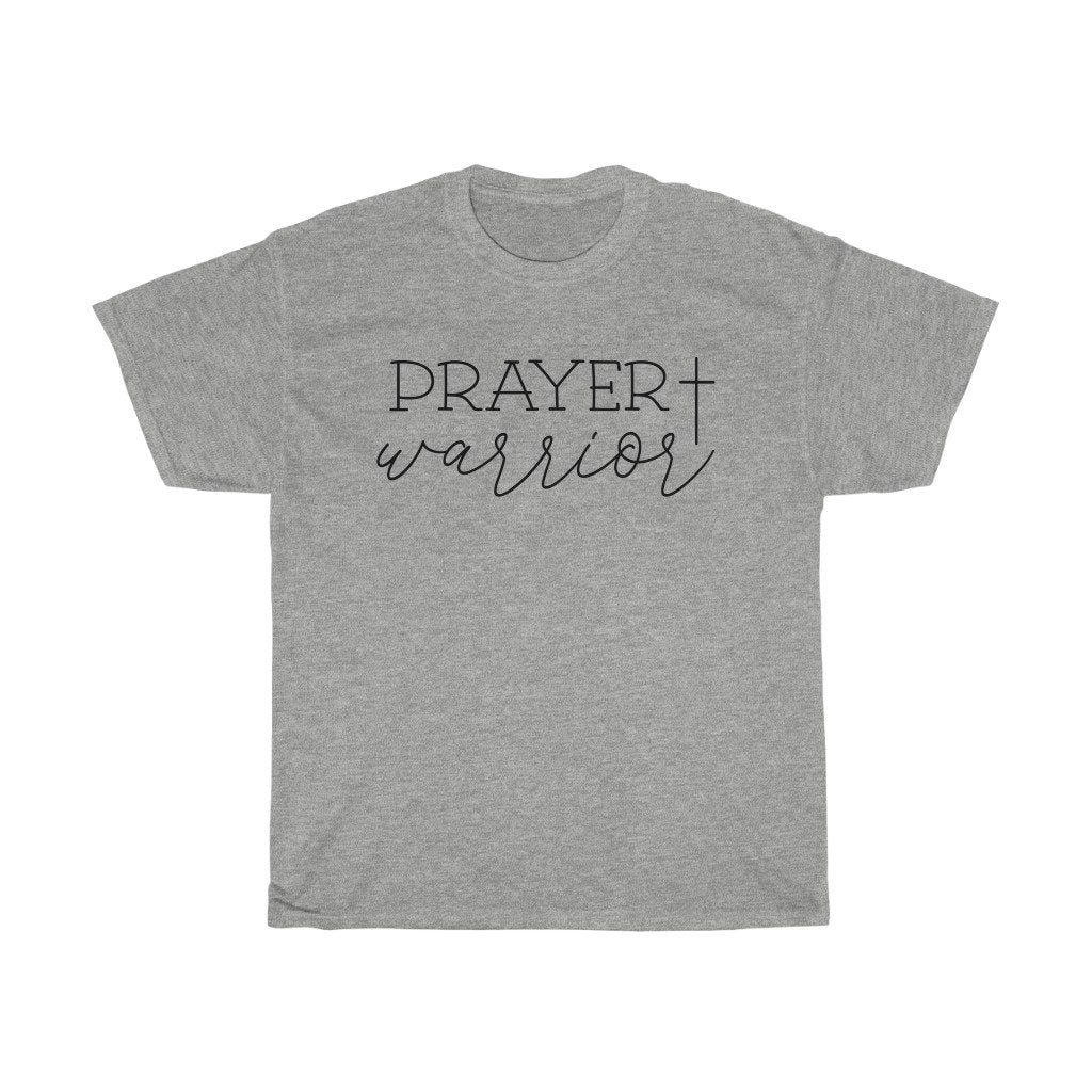 T-Shirt Sport Grey / S Prayer Warrior Shirt - Christian T shirt Fundraiser tee, unisex t-shirt. gift for men and women