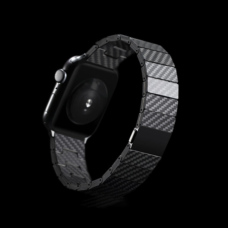 Carbon Fiber Strap Series 7 6 5 4 Lightweight Link-Belt Wristband