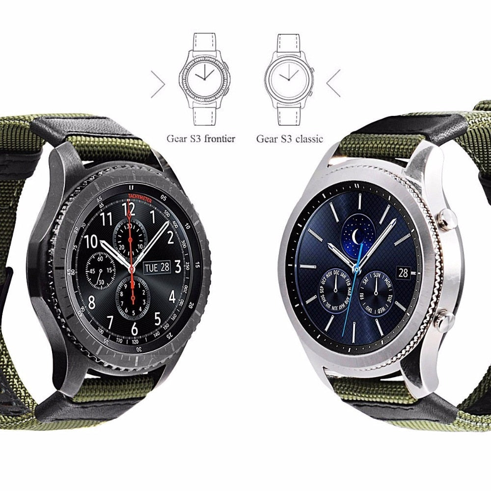 armbänder für gear s3 Strap For Galaxy Watch 3 46mm Band Gear s3 Frontier Classic 22mm 20mm – www.Nuroco.com