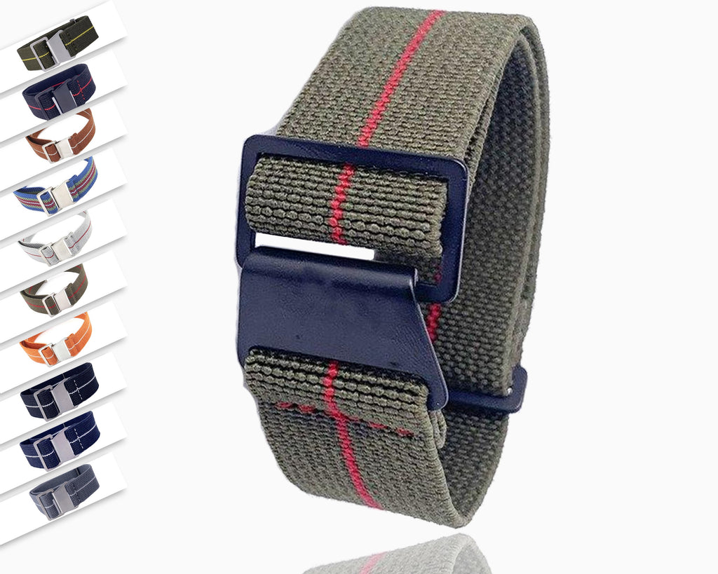 Watchbands 20mm 22mm Nylon Elastic Galaxy Watch Strap Band Sport Watch Band for Amazfit Huami Watch Nylon Watch Replacement - USA Fast Shipping