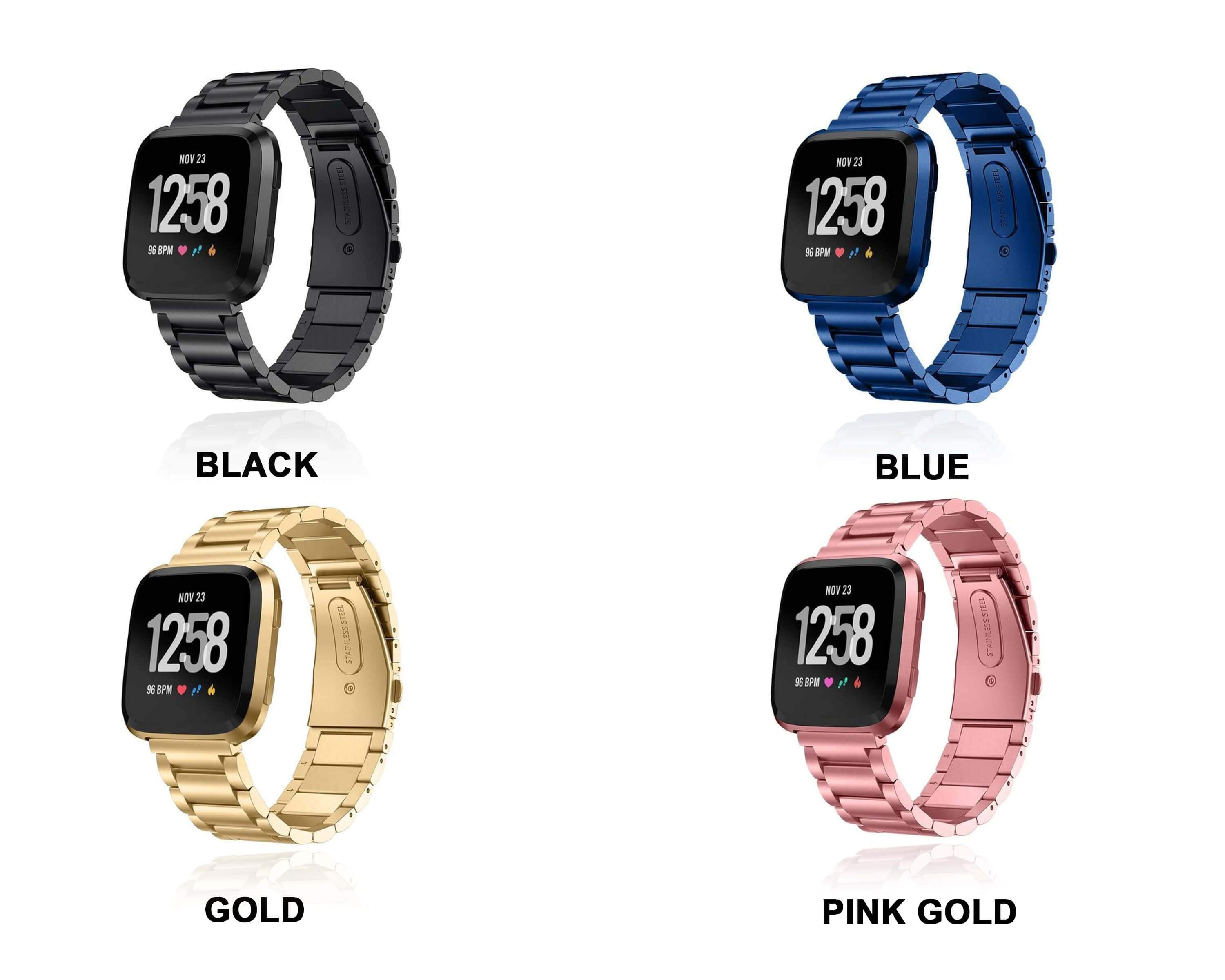 Fintie Metal Band Compatible With Fitbit Versa Versa Lite Edition | Desertcart Fintie Metal Band Compatible With Fitbit Versa Versa Lite Edition | Desertcart
