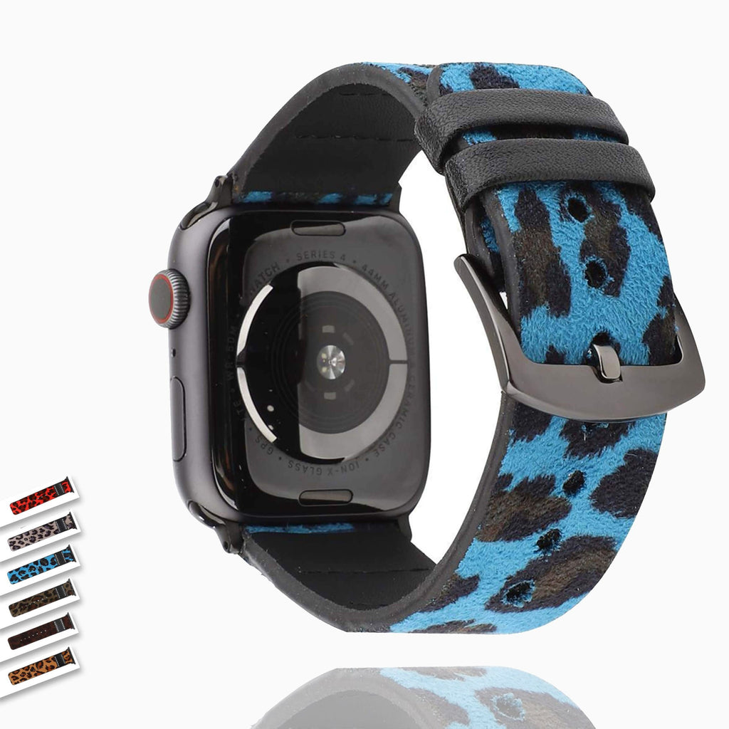 Watchbands Quality Leather Camouflage Strap For Apple Watch Band 6 5 4 Watchband