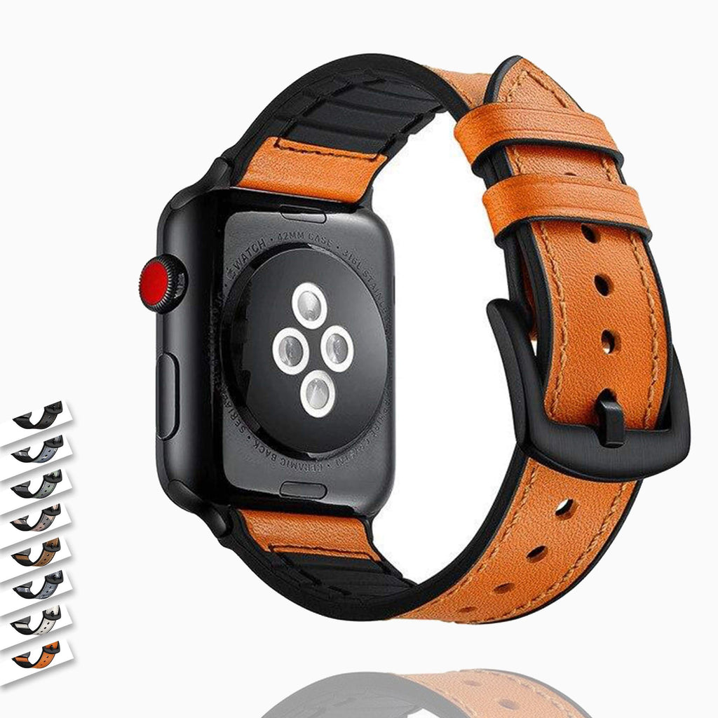 Watchbands Retro Silicone Leather Strap Unisex, Apple watch Band 6 5 4 Watchbands