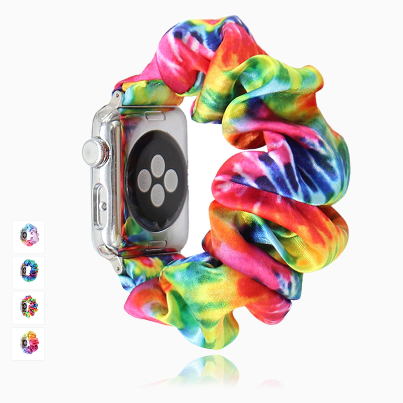 Tie dye scrunchie apple watch band hotsell
