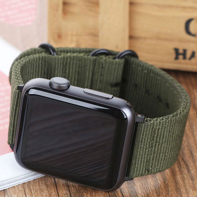 Watchbands NATO strap For Apple watch 5 band 44mm 40mm iWatch band 42mm 38mm Sports Nylon bracelet watch strap Apple watch 4 3 2 1 42/38 mm|Watchbands|