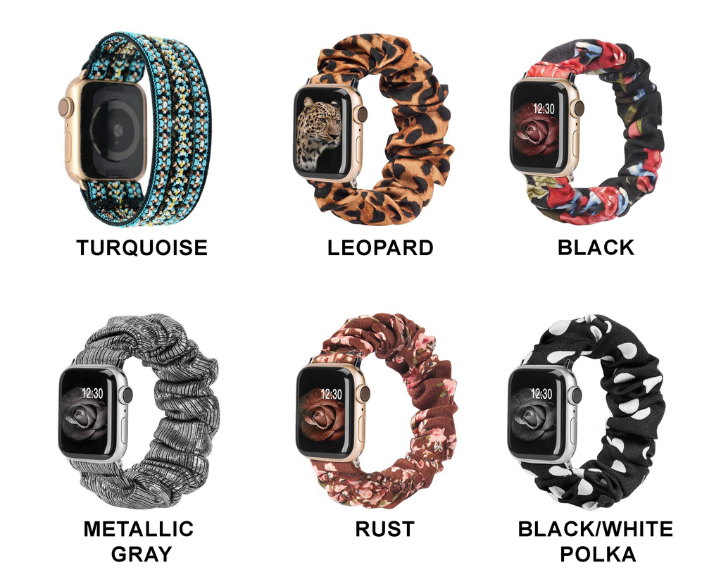 Watchbands Scrunchie Elastic Strap for Apple watch Series 6 5 4 iWatch Watchbands