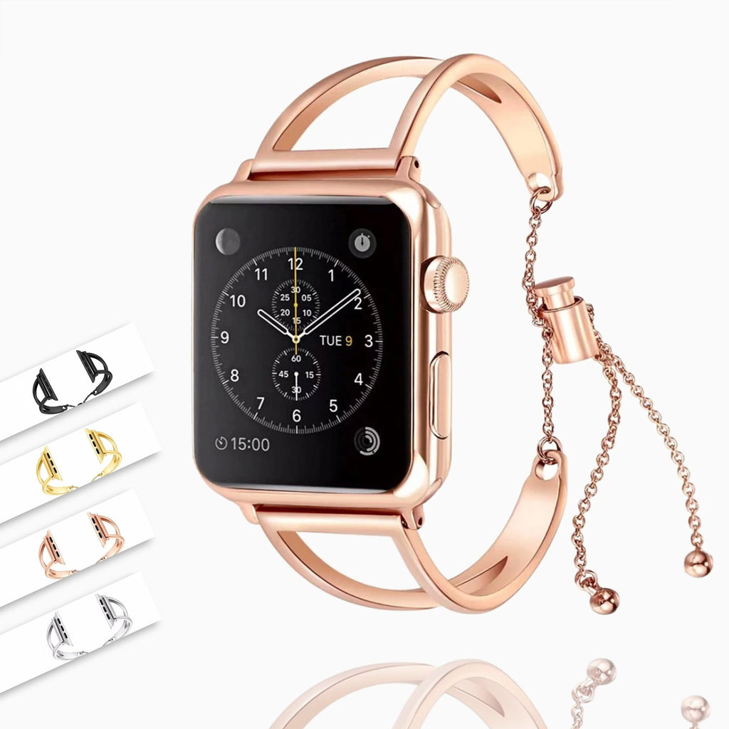 apple watch bands Apple Watch Series 6 5 4 Band, Women Elegant Minimalist Cuff Watchband