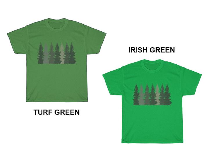 T-Shirt Trees t shirt, Men's T-shirt, Nature shirt, Hiking shirt, Graphic Tees, Forest Tshirt - Made in Usa