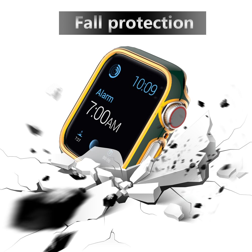 Fall Protection for Apple Watch Series 6 5 4 Bumper Case Compatible iWatch 38mm 40mm 42mm 44mm |Watchbands|