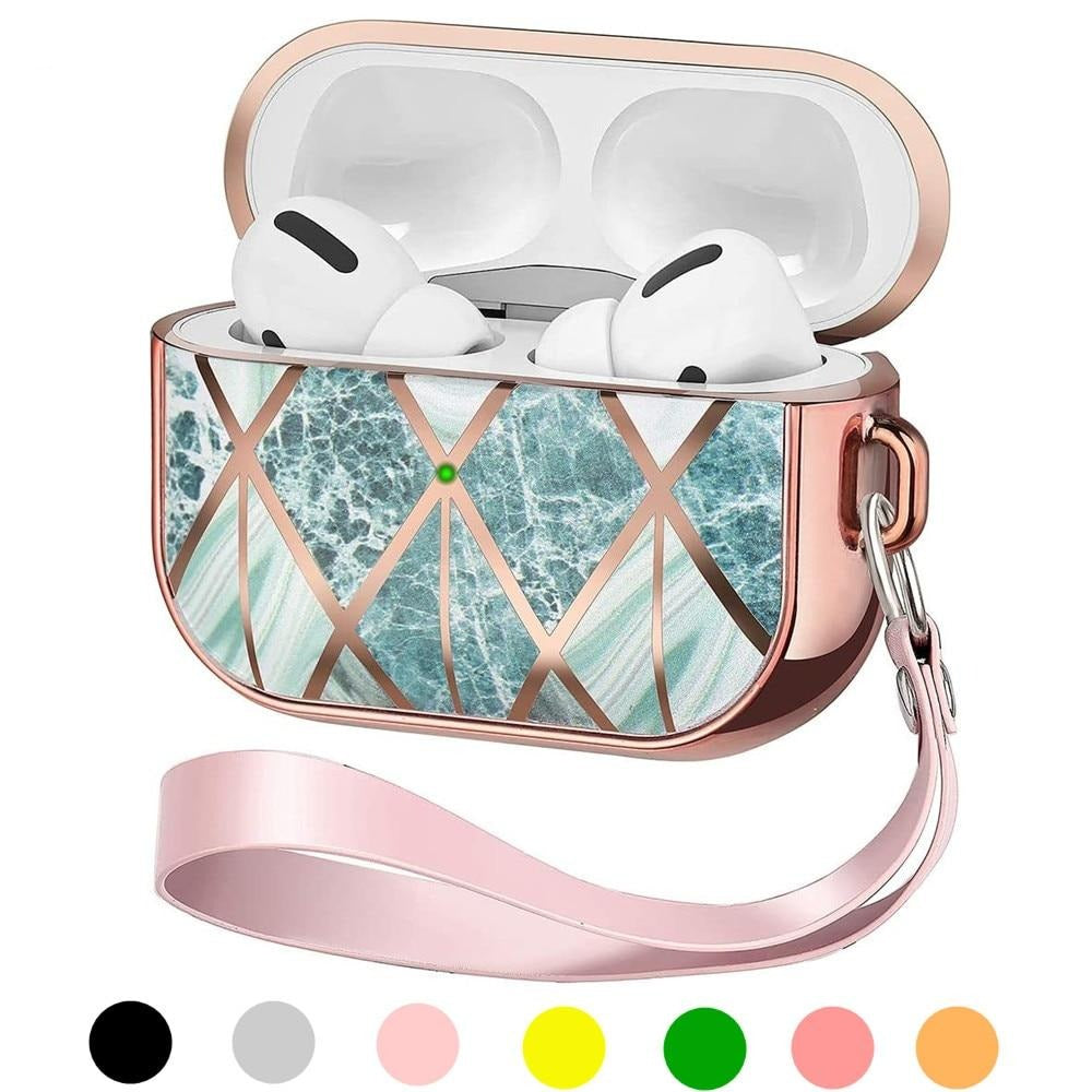 Luxury cover for AirPods Pro Case cute Headphone Accessories TPU plating Anti fall Airpodspro 3 For apple airpods pro 2 1Case|Earphone Accessories|